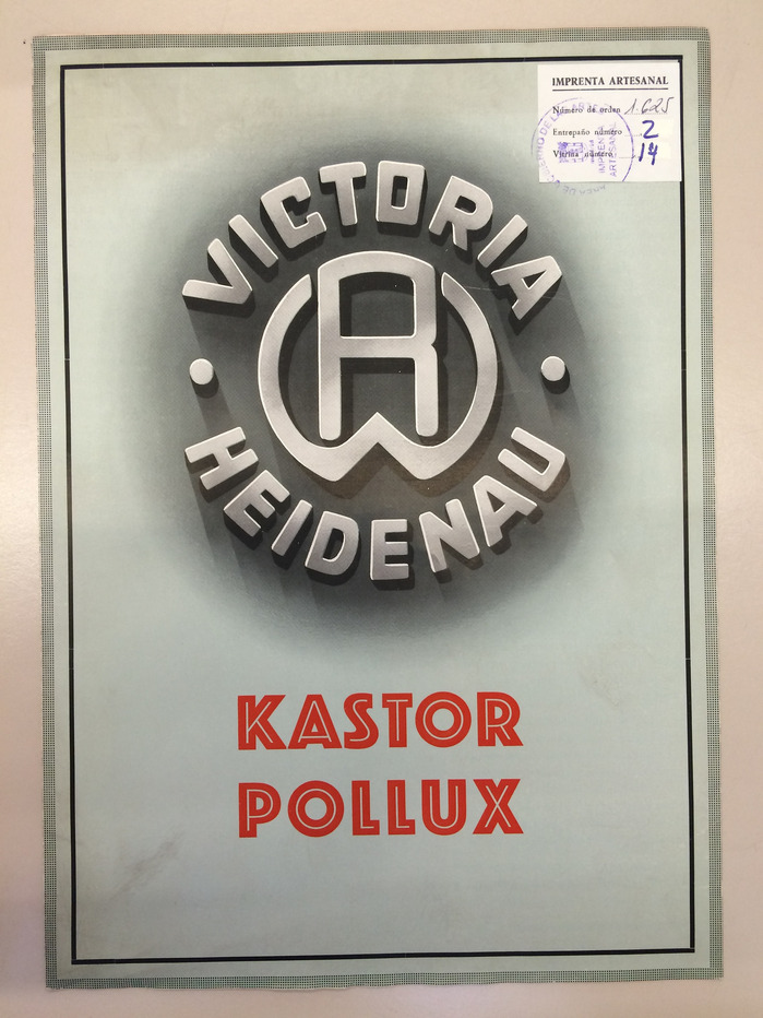 Rockstroh-Werke Kastor Pollux booklet