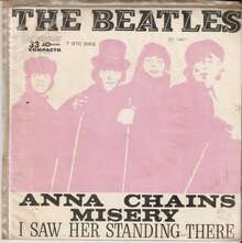 The Beatles – “Anna / “Chains” / “Misery” / “I<span> Saw Her Standing There”</span> Brazilian and Peruvian EP covers