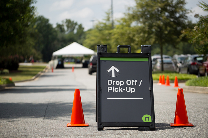 Parking lot signage