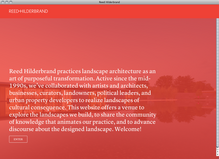 Reed Hilderbrand website