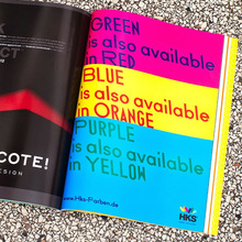 HKS adverts in <cite>Slanted</cite> magazine