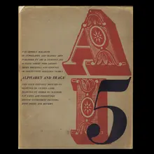 <cite>Alphabet and Image</cite> 5, September 1947