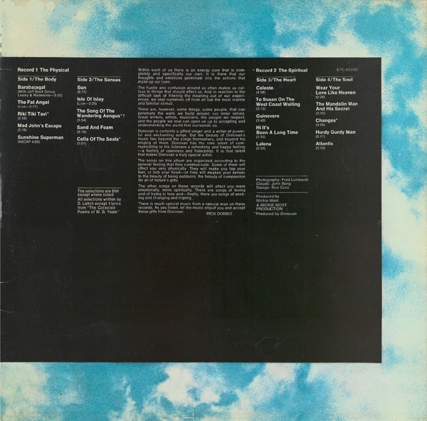 Donovan – The World of Donovan album art 2