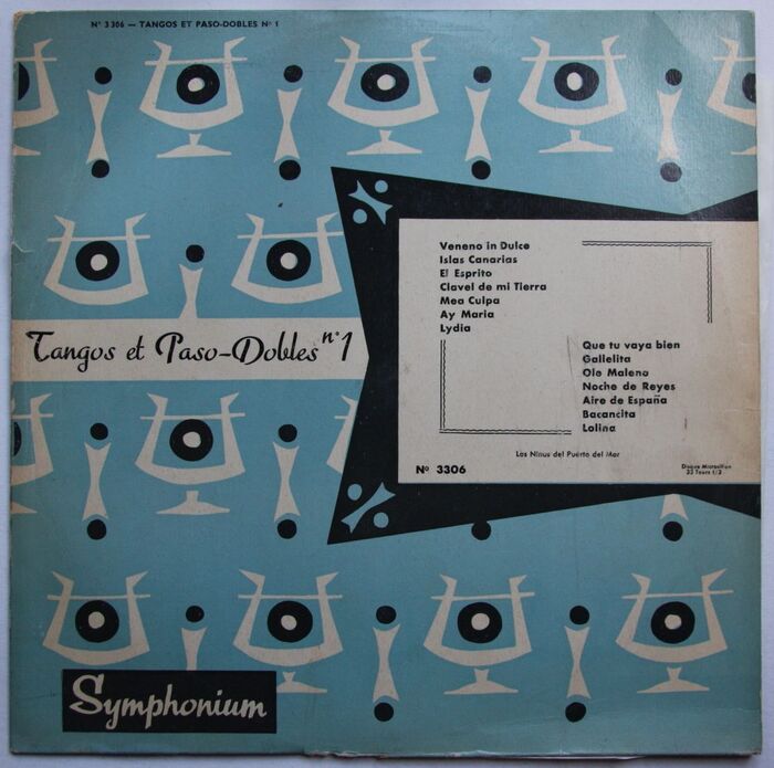 Tangos et Paso-Dobles nº1 by&nbsp;Los Ninos Del Puerto Del Mar.&nbsp;Symphonium&nbsp;nº3306