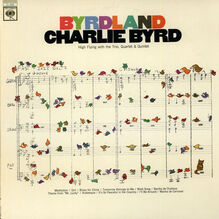 Charlie Byrd – <cite>Byrdland</cite> album art