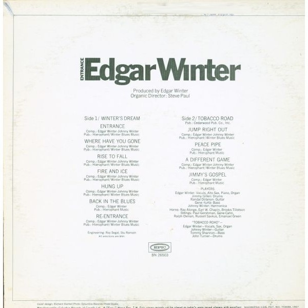 Entrance by Edgar Winter 2
