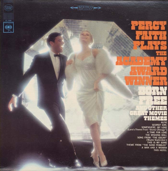 Percy Faith – Percy Faith Plays The Academy Award Winner Born Free And Other Great Movie Themes album art 1