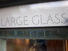 Large Glass Gallery fascia lettering