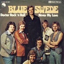 Blue Swede — “Doctor Rock ’n Roll” / “Never My Love” German single cover