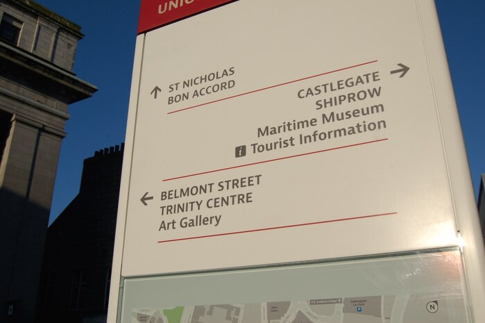 Aberdeen City Centre Wayfinding 6