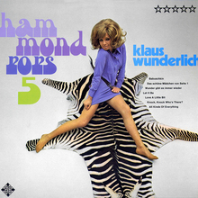Klaus Wunderlich – <cite>Hammond Pops 5</cite> album art