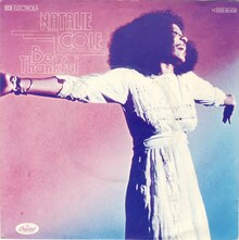 Natalie Cole – “Be Thankful” German single cover