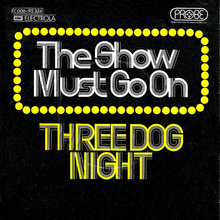 Three Dog Night – “The Show Must Go On” German single cover