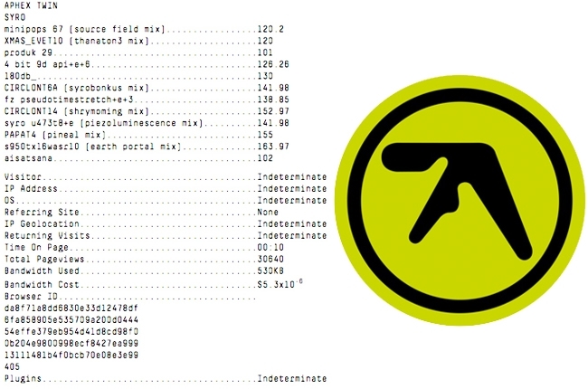 Aphex Twin – Syro album art 2