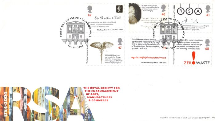 Royal Society of Arts 250th Anniversary stamps 4
