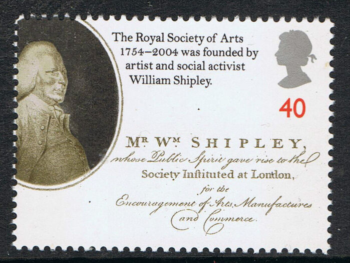 Royal Society of Arts 250th Anniversary stamps 8