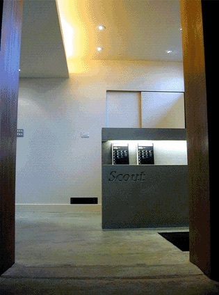 Scout gallery reception desk 2