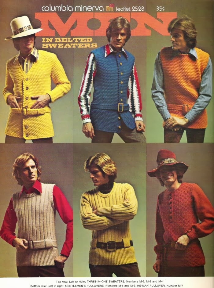 Men in Belted Sweaters 1