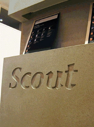 Scout gallery reception desk 3