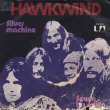 Hawkwind – “Silver Machine” German single cover