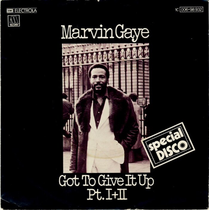 Marvin Gaye – “Got to Give It Up” German single cover