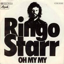 Ringo Starr – “Oh My My” German single cover (1976)