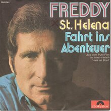 Freddy Quinn – “St. Helena” / “Fahrt ins Abenteuer” single cover