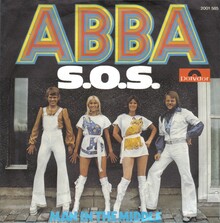 ABBA – “S.O.S.” / “Man In The Middle” German single cover