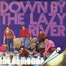 The Osmonds – “Down by the Lazy River” / “He’s the Light of the World” German single cover