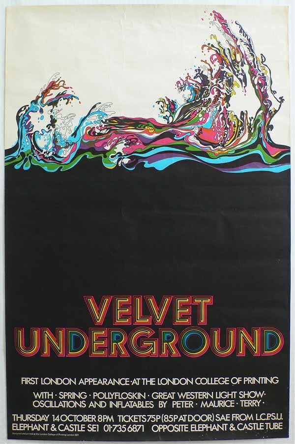 Velvet Underground at The London College of Printing