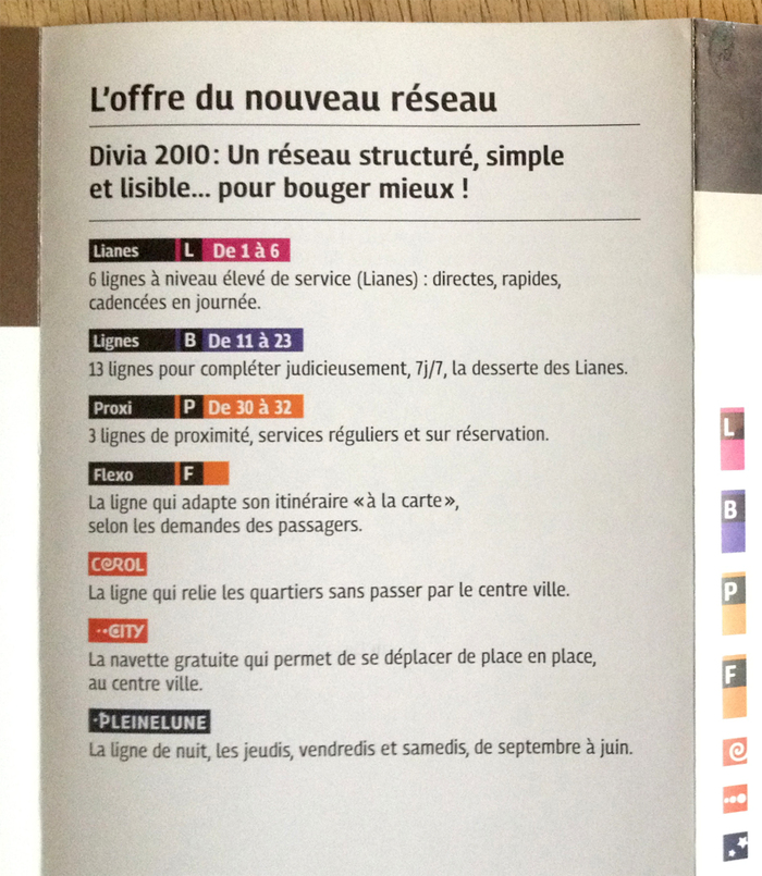 Divia public transit plans, Ville de Dijon 2