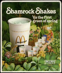 Shamrock Shake ad by McDonald’s