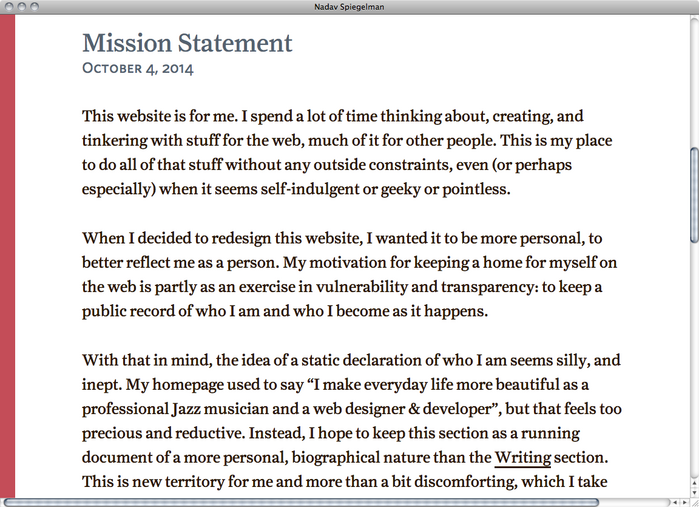 Nadav Spiegelman website 2