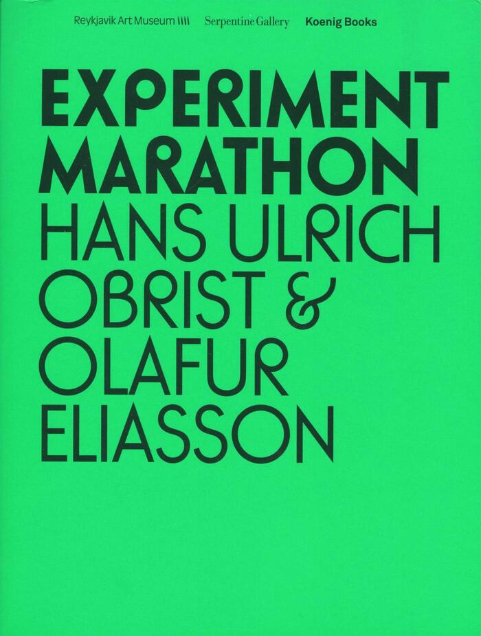 Experiment Marathon by Hans Ulrich Obrist & Olafur Eliasson 6