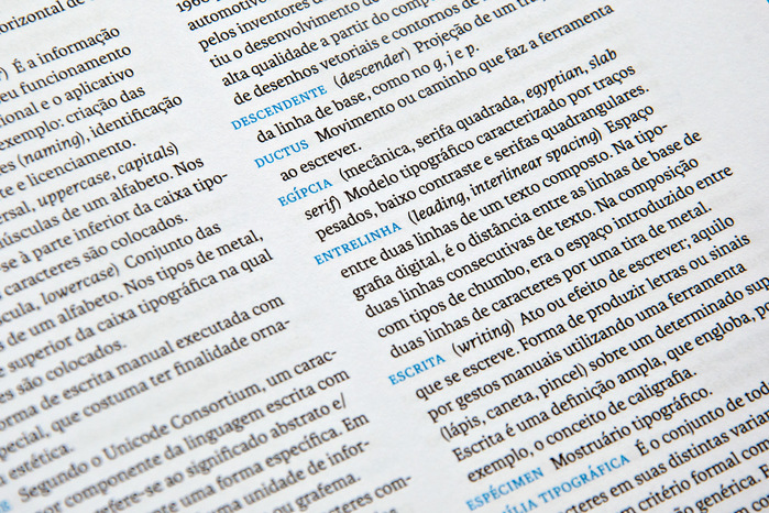 Detail, glossary.
