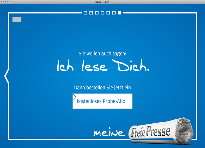 Ich lese dich website 3