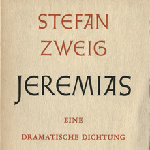 <cite>Jeremias</cite> by Stefan Zweig