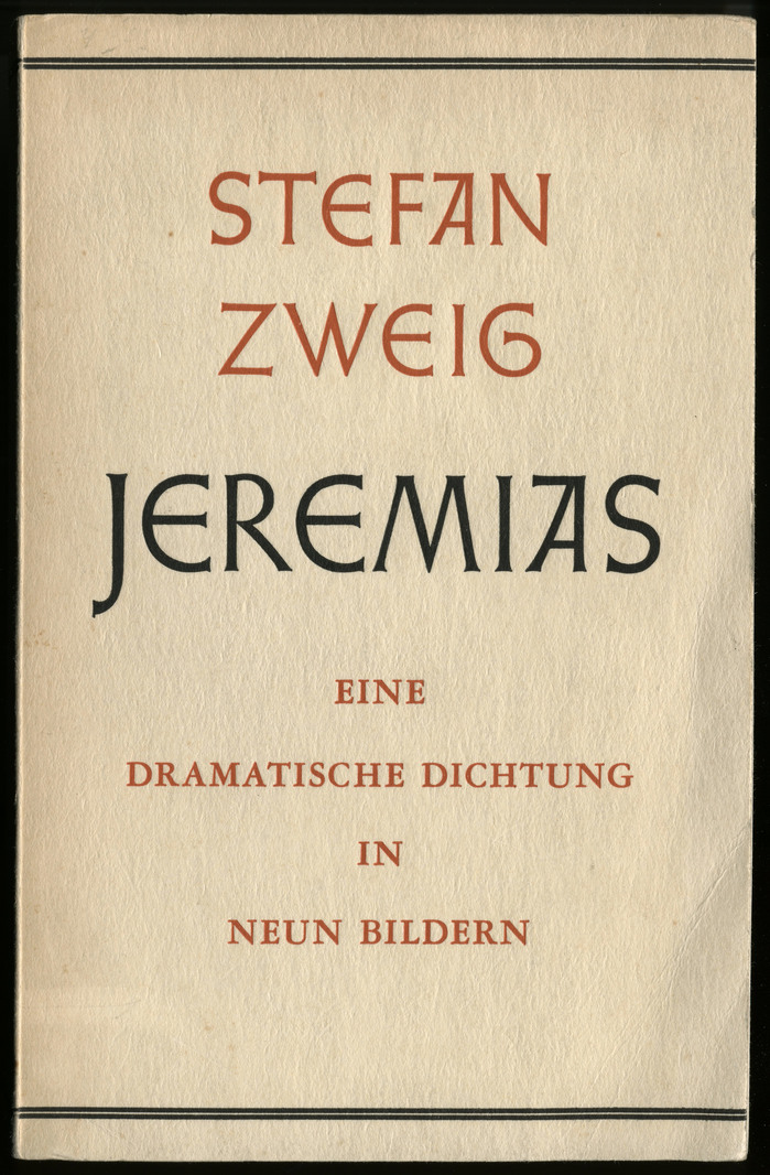 Jeremias by Stefan Zweig