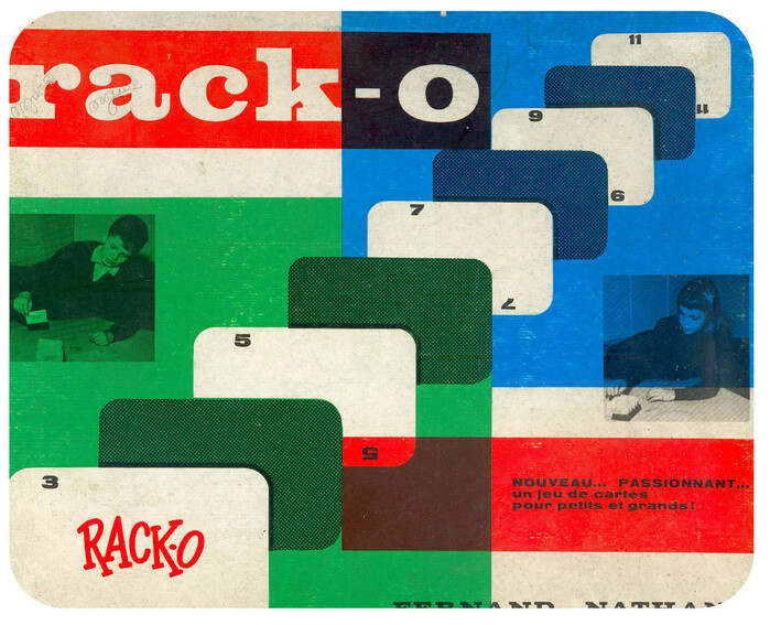 Rack-o game, French edition 1