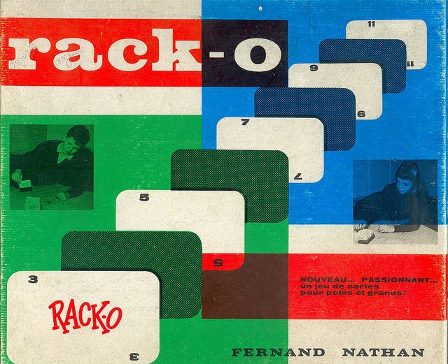 Rack-o game, French edition 2