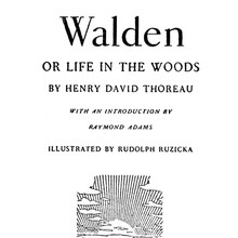 <cite>Walden, or Life in the Woods</cite> (The Lakeside Press edition)