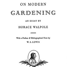 <cite>On Modern Gardening</cite>
