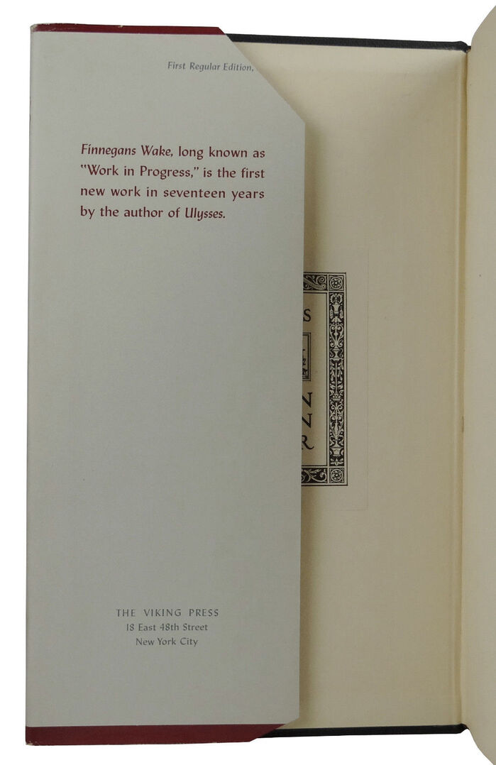 Viking Press flap.