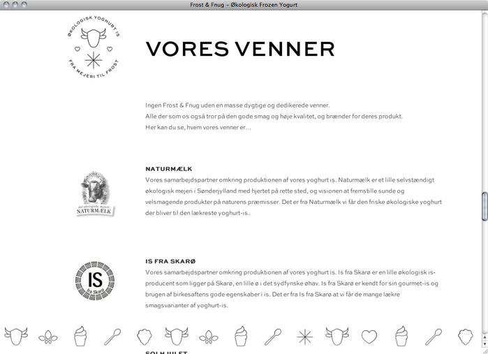 Frost & Fnug website 3