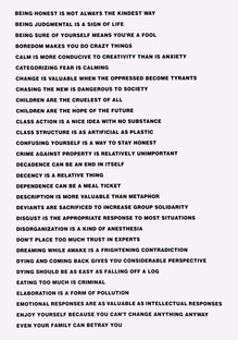 <cite>Truisms</cite> by Jenny Holzer, Between Bridges