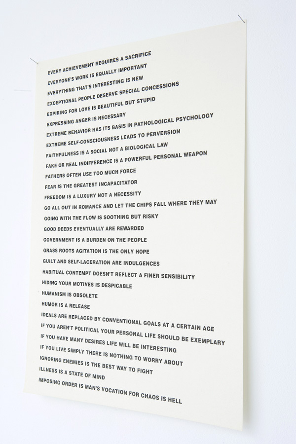 Truisms by Jenny Holzer, Between Bridges 6