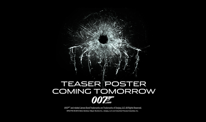 Teaser poster teaser, set in Stainless Extended.