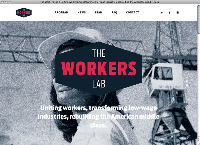 The Workers Lab website 1