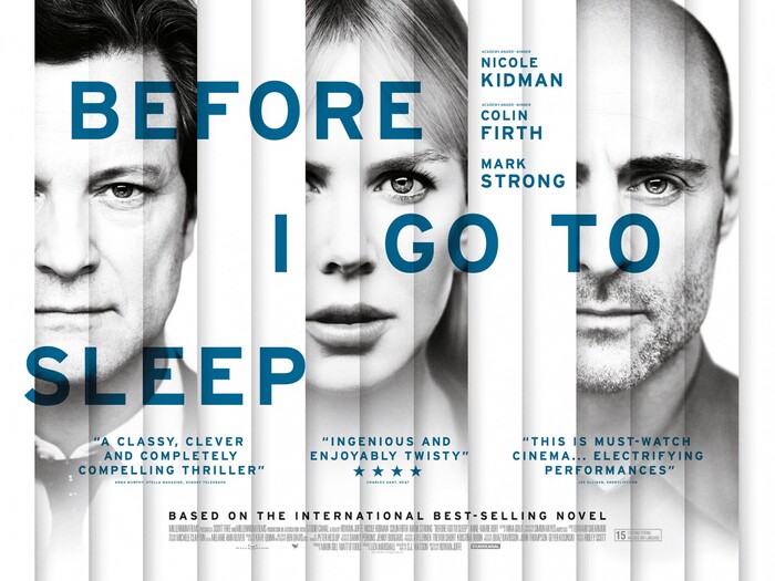 Before I Go To Sleep UK poster