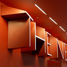 New School University Center wayfinding system